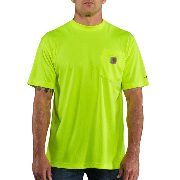 Carhartt Force Color Enhanced Short Sleeve T-Shirt in Bright Lime